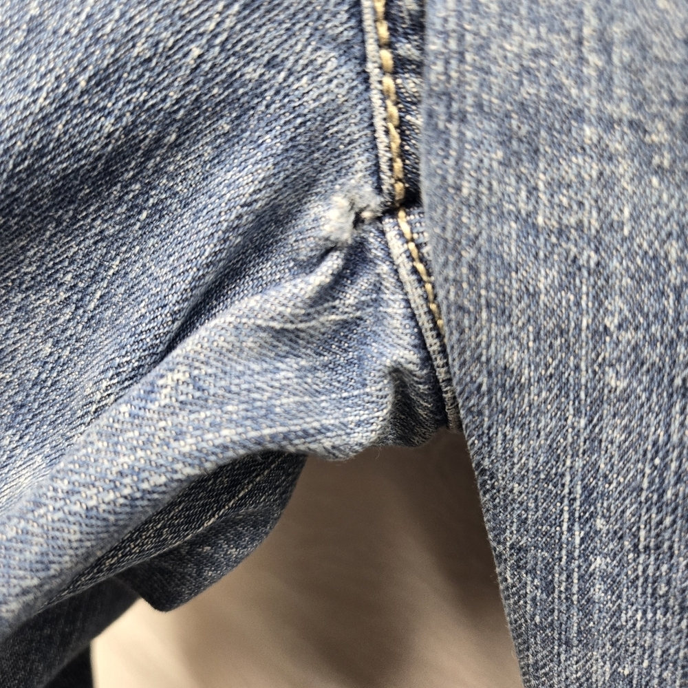 Levis Jeans Womens Size 10M Night Blues Embellished Silver Tab Y2K See Condition - Picture 6 of 15